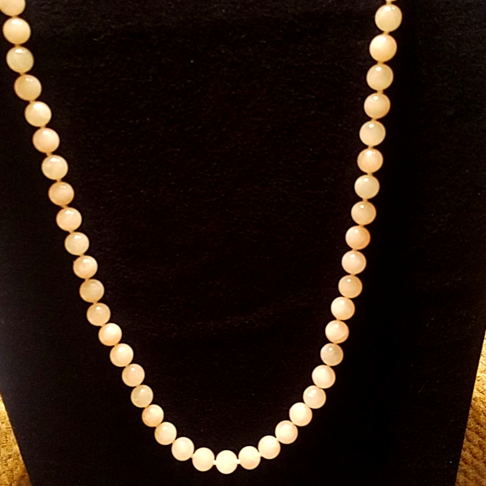Vintage Rose Quartz Necklace